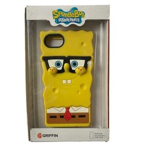 SpongeBob Yellow Silicone iPod Touch 5th Gen Case & Screen Protectors